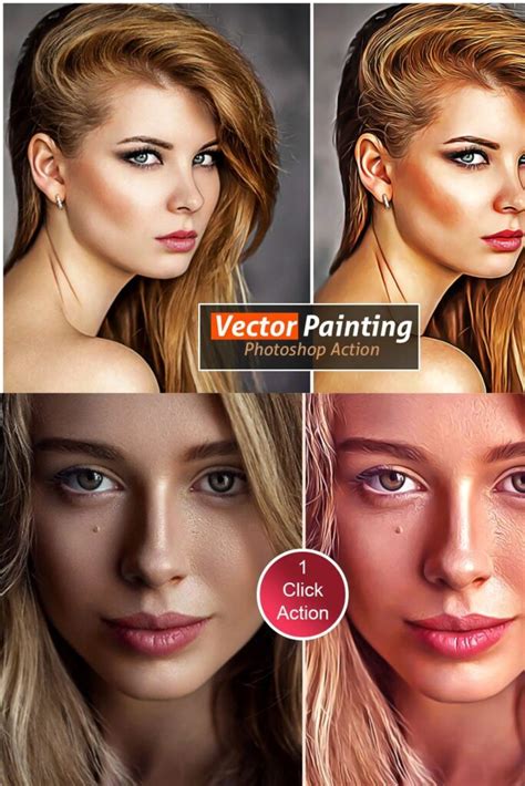 Vector Paint Photoshop Action Masterbundles