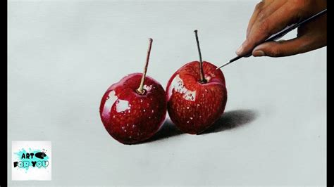 Realistic Drawings Of Fruit How To Draw Realistic Fruits With Colored