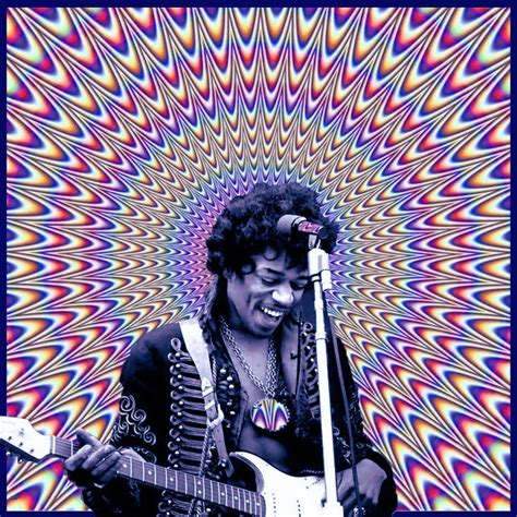 Psychedelic Jimi Jimi Hendrix Rock Music Hendrix