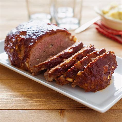 Once baked, the glaze caramelizes and is so good! Easy BBQ Meat Loaf | Recipe | Bbq meatloaf recipe ...