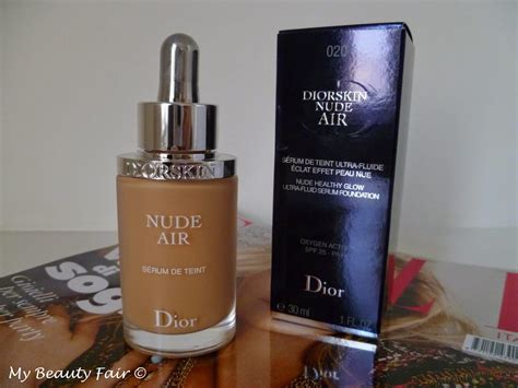 My Beauty Fair First Impressions Dior Diorskin Nude Air S Rum De Teint