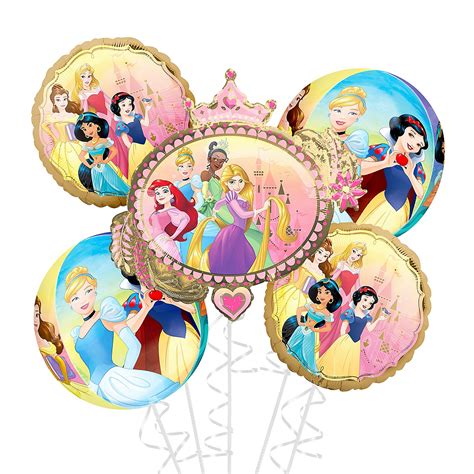Disney Princess Deluxe Balloon Bouquet 5pc Party City