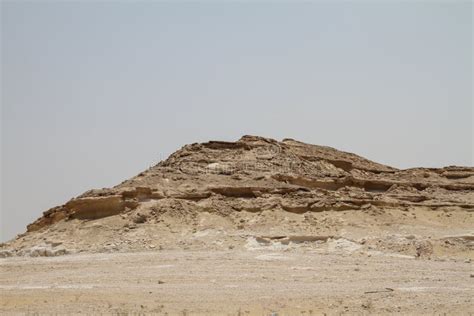 Mountain In The Qatari Desert Stock Photo Image Of Nature Tourist