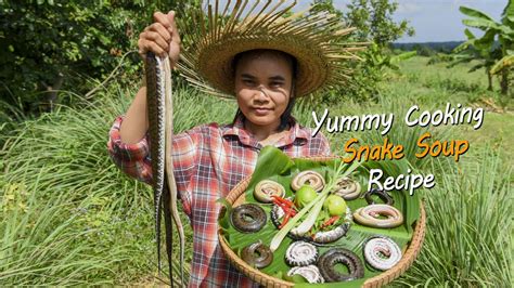 Yummy Cooking Snake Soup Recipe Rural Cooking Youtube