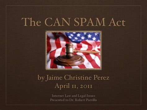 The Can Spam Act