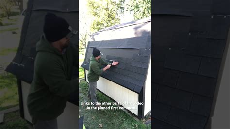 Replacing The Shingles On My Shed Time Lapse Part 3 Youtube
