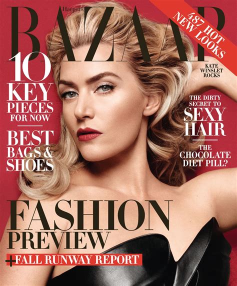 Kate Winslet Harper S Bazaar Magazine June July 2014 Issue
