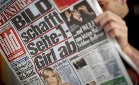 Top German Paper Bild Takes Topless Women Off Front Page