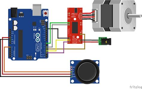 Control A Stepper Motor Using A Joystick And An Arduino