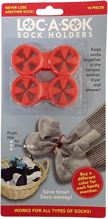 Sock Holders Rings 10 Double Sock Organizers Keep Socks Together In The