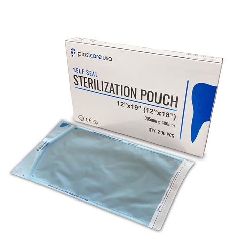 12 X 19 Self Sealing Sterilization Pouch Plastcare Usa