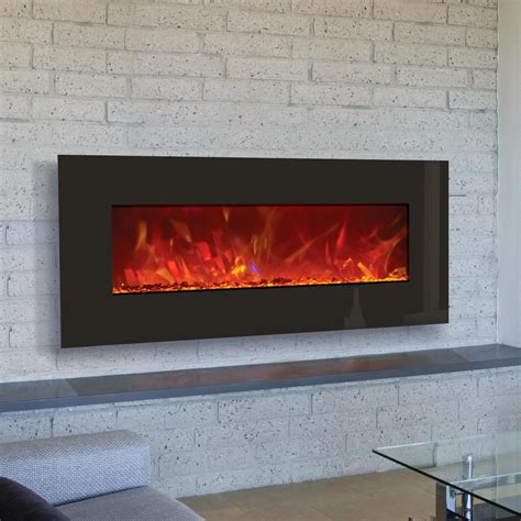 Amantii Advanced Series 43 Inch Wall Mountbuilt In Electric Fireplace