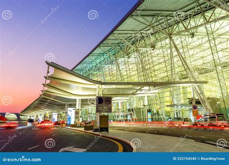 Guangzhou Baiyun International Airport Terminal 1 In China Editorial