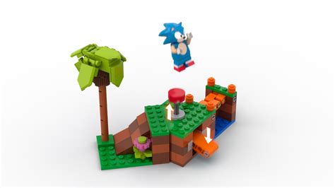Lego Ideas Project Sonic Mania Green Hill Zone Bereikt Mijlpaal Van 10
