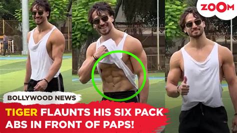 Tiger Shroff Flaunts His Chiseled 6 Pack Abs And Toned Physique On