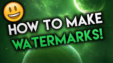 How To Make A Watermark For Youtube Videos In Photoshop 2016 Watermark