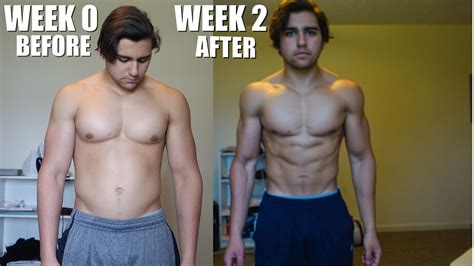 Realistic Body Transformation Week Bulk To Cut Natural Youtube