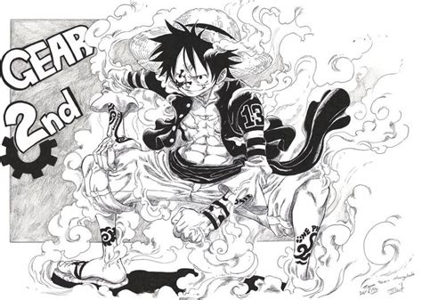 Luffy Gear Second By Jigmetenzin On DeviantART Luffy One Piece Manga Anime Vs Cartoon