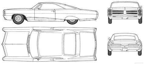 Image result for old car blueprints Pontiac bonneville 1966, Pontiac