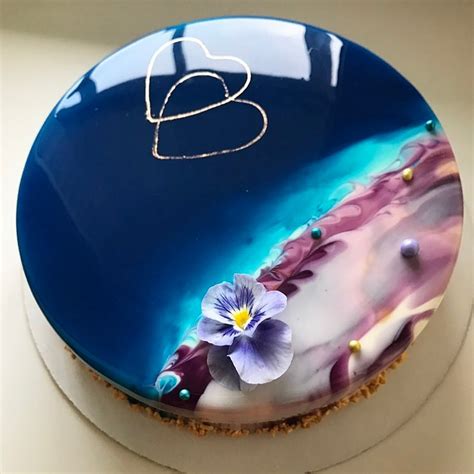 10 Mirror Glass Cake Paling Estetik Di Dunia Gak Tega Makannya