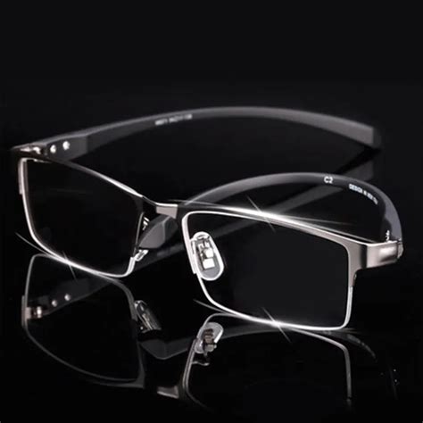 jie b business full rim titanium alloy eyeglasses frame for men eyewear flexible temples legs