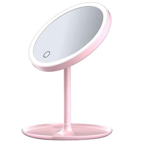 espelho maquiagem com led ring light touch de mesa makeup mirror utimix importadora