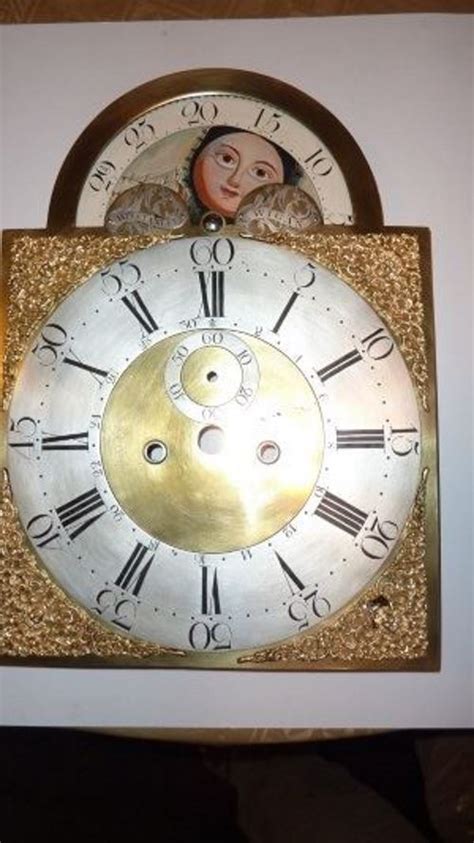 Antique Clock Dial Restoration Painted As The Original