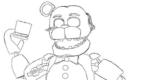 Toy Freddy Coloring Pages At Free Printable