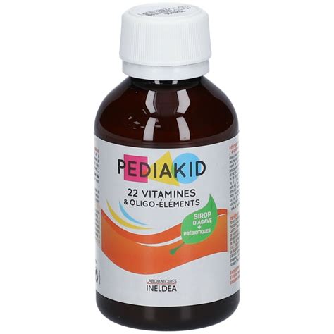 Pediakid Sirop 22 Vitamines Et Oligo éléments 125 Ml Redcare Pharmacie