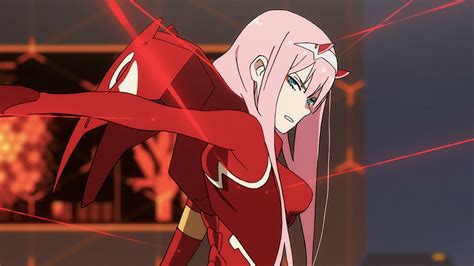 Darling In The Franxx Zero Two Hiro Zero Two With Red