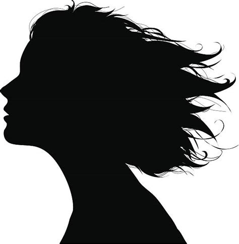 Woman Silhouette Profile Illustrations Royalty Free Vector Graphics