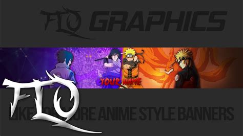 Naruto Shippuden V2 Anime Banner Template 9 Youtube