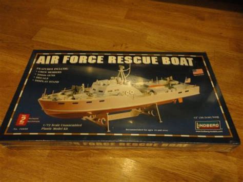 Lindberg Air Force Rescue Boat Model Kit Nib 70888 1482379825