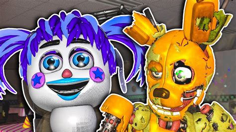 New Fnaf Fusions Twisted Ones Pill Pack Garrys Mod Gameplay Five