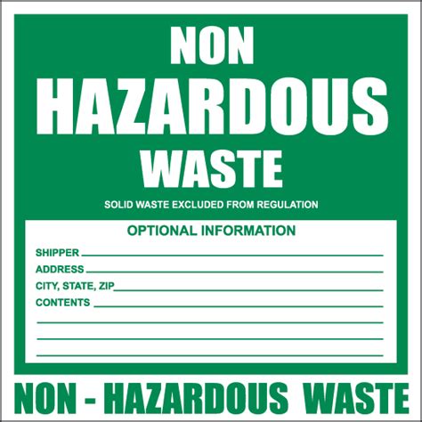 Hazardous Waste Labeling And Marking Clean Management