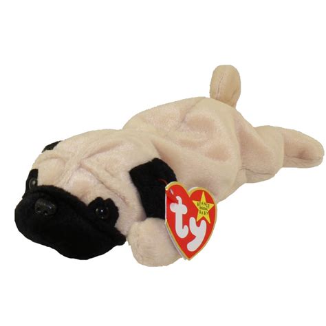 Ty Beanie Baby Pugsly The Pug Dog 8 Inch Toys