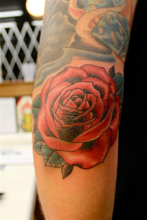 Rose Tattoo Elbow Tatuagem Rosa Cotovelo Amazing Tattoos