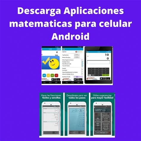 Las Mejores Seis Aplicaciones Matematicas Gratuitas Para Android Matematicas 2023 Aplicaciones