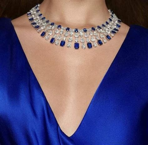 Pin By Nancy Beasanski On Sapphires Beautiful Diamond Necklace