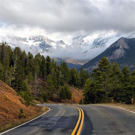 Scenic Rocky Mountain Drive Trail Ridge Road Rocky Mountain National