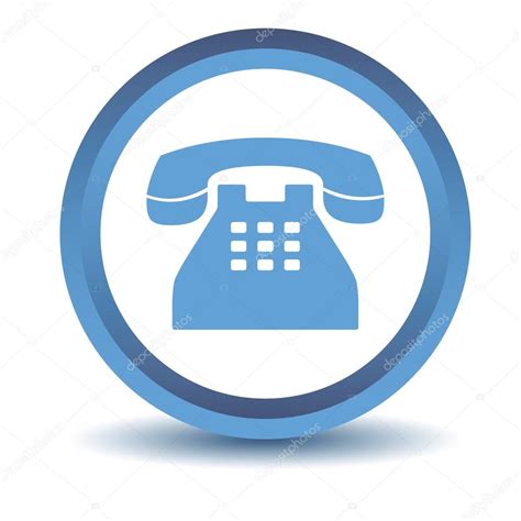 Blue Telephone Icon Stock Vector By ©ylivdesign 68780805