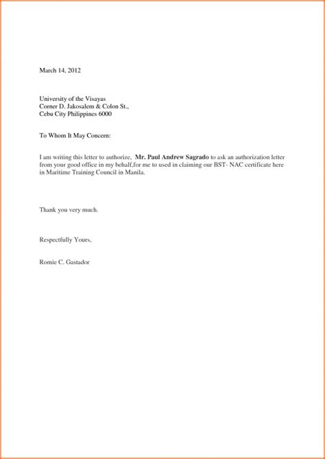 Financial Authorization Letter Examples 9 In Pdf Examples Vrogue
