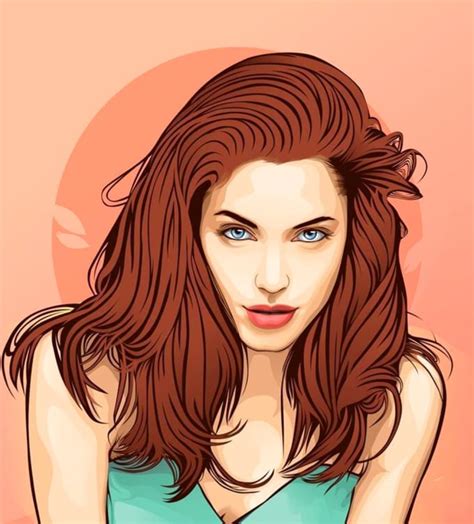 Draw Realistic Vector Vexel Portrait Of Your Photo By Crystalshowerfa