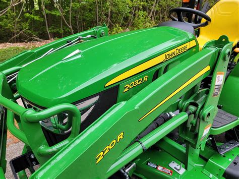 2017 John Deere 2032r Compact Tractor Loader And Mower Regreen Equipment