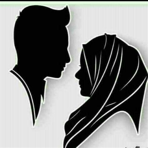 Pin By Ashik Saif On Islamic Coupleshijabi And Niqab Cartoons Siluet