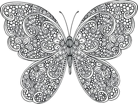 Free Printable Butterfly Coloring Pages For Adults At