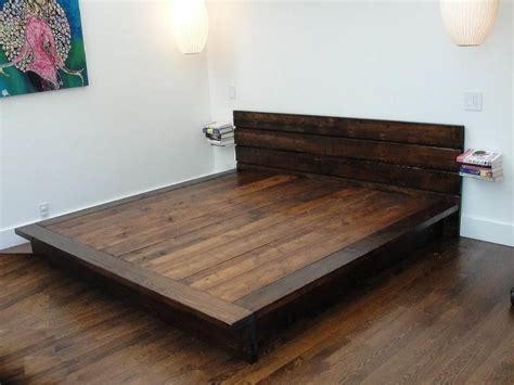 Diy King Platform Bed Frame Woodworking Pinterest King Platform
