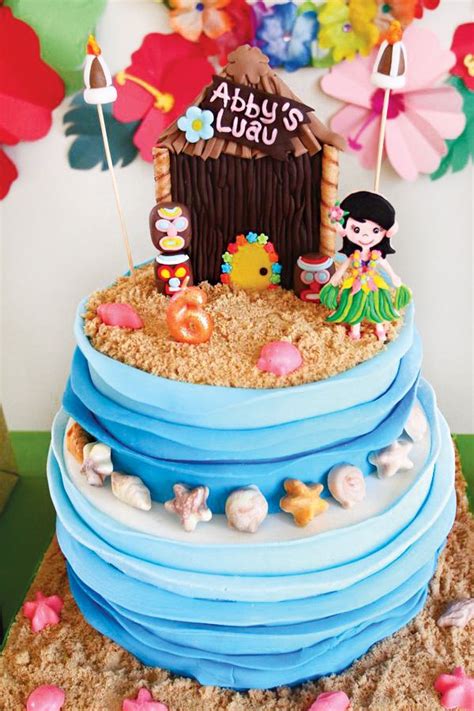 This is a simple tutorial on how to make beach themed cupcake toppers such as a popsicle, sand bucket & shovel, racquets with a ball, a beach towel or an inf. Tropical Oasis Hawaiian Luau Birthday Party // Hostess ...