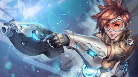 overwatch tracer wallpapers top free overwatch tracer backgrounds wallpaperaccess