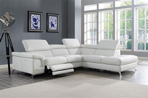 Whether you're outfitting a rustic lodge or an upscale estate, our luxury leather sectional sofas can be the perfect fit. Real Italian Leather Sectional with Recliner Footrest ...